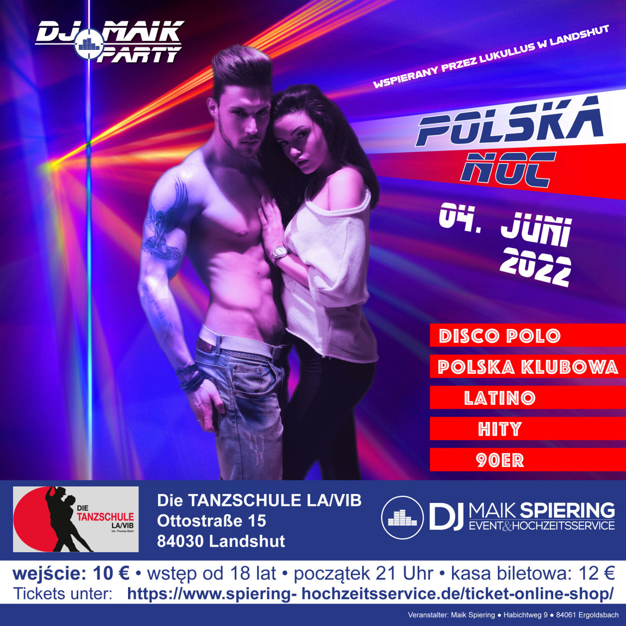 Polska Noc DJ Spiering Event Hochzeitsservice